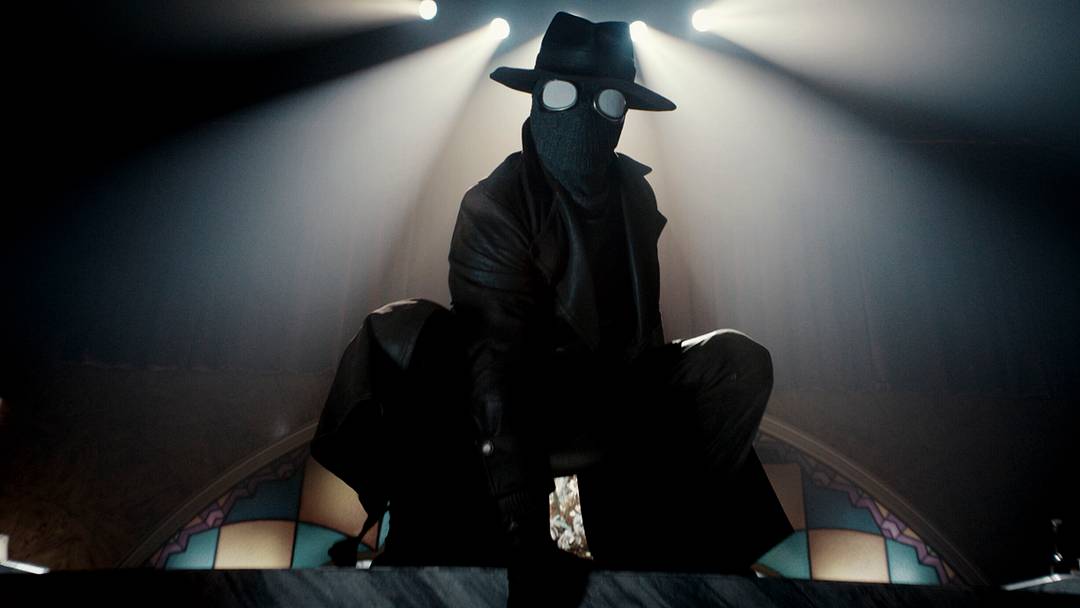 “The Spider” (Nicolas Cage) in a scene from Prime Video’s Spider-Noir (Courtesy of Prime Video) “The Spider” (Nicolas Cage) in a scene from Prime Video’s Spider-Noir (Courtesy of Prime Video)