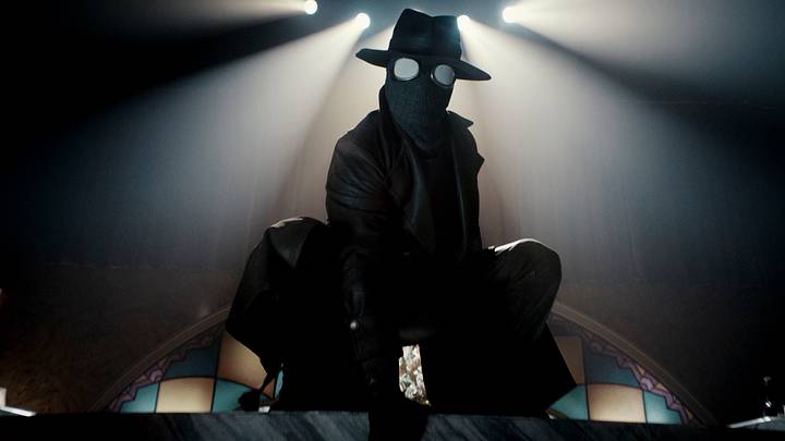 “The Spider” (Nicolas Cage) in a scene from Prime Video’s Spider-Noir (Courtesy of Prime Video)