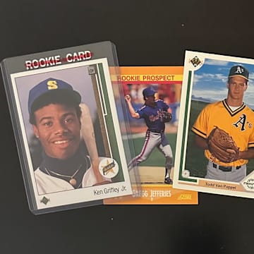 Baseball cards from the 1980s and 1990s