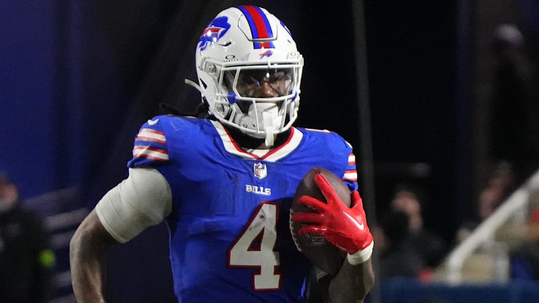 Buffalo Bills running back James Cook.