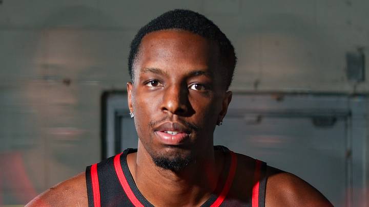 Atlanta Hawks forward Onyeka Okongwu (17) poses for a photo at media day on September 28, 2026.
