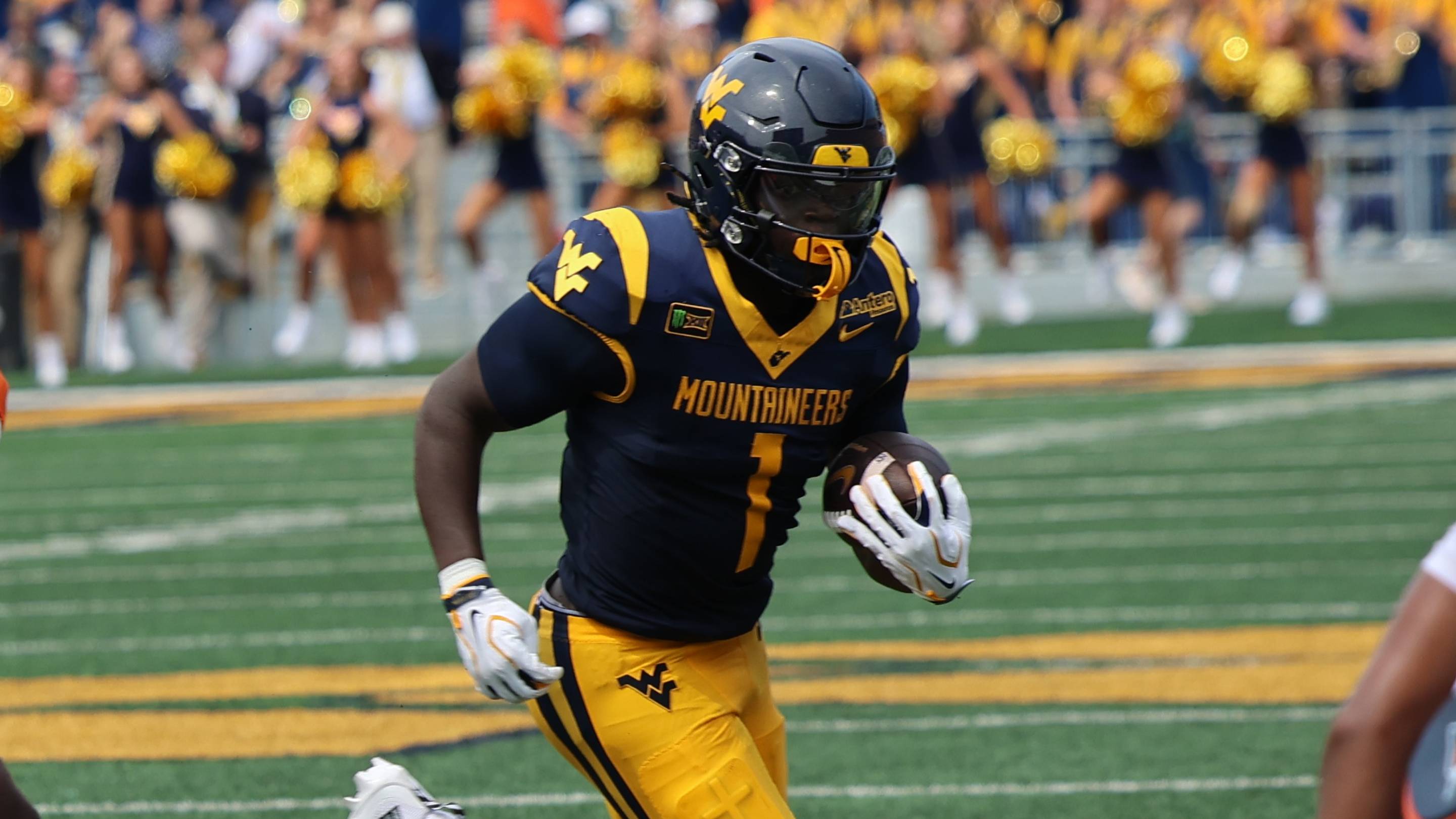 West Virginia University running back Amari Latimer | Christopher Hall - West Virginia on SI