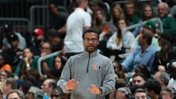Miami Hurricanes head coach Jai Lucas