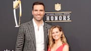 Joe Flacco and Dana Grady