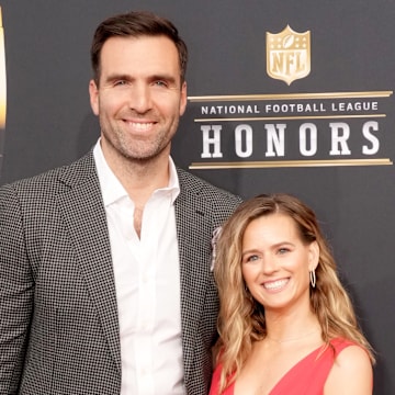 Joe Flacco and Dana Grady