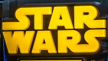 Star Wars video game logo seen during the festival.