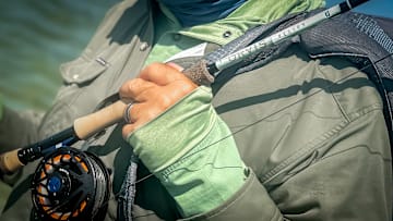 The Orvis Helios D on the Brewster flats of Cape Cod.