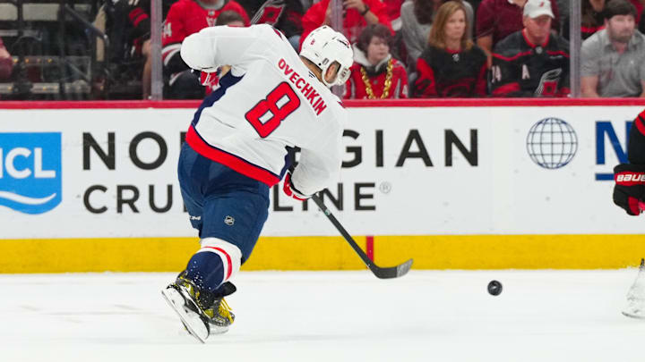 Capitals star Alex Ovechkin set the NHL all-time goals record this past season. Capitals star Alex Ovechkin set the NHL all-time goals record this past season.
