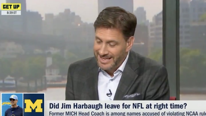 Mike Greenberg buys Jim Harbaugh’s defense on ‘Get Up.'