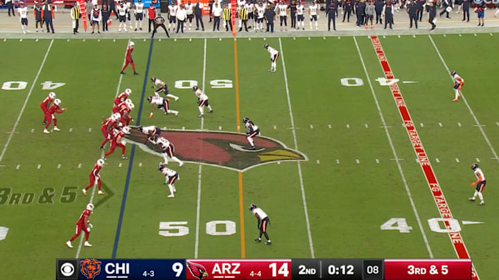 The Bears should not have given up a touchdown here.