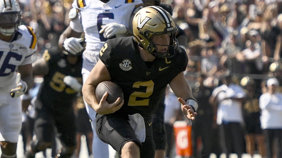 Diego Pavia runs the ball