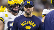 Former Michigan Wolverines quarterbacks coach Matt Weiss Mandatory Credit: Mark J. Rebilas-Imagn Images