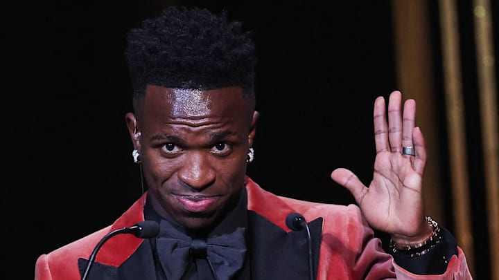 Vinicius Jr ficou em 2º lugar na última edição do prêmio Vinicius Jr ficou em 2º lugar na última edição do prêmio