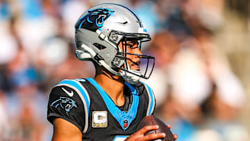 Carolina Panthers quarterback Bryce Young