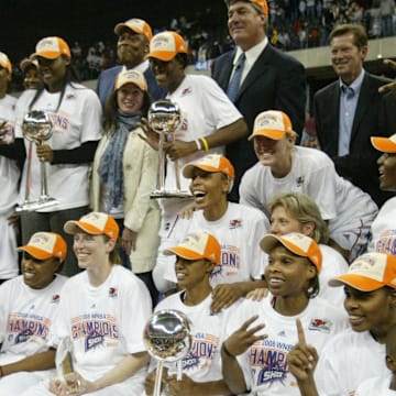 The Detroit Shock won three WNBA championships before leaving the city for Tulsa, ultimately winding up in Dallas as the Wings.