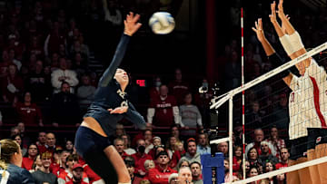 Penn State outside hitter Jess Mruzik (9)
