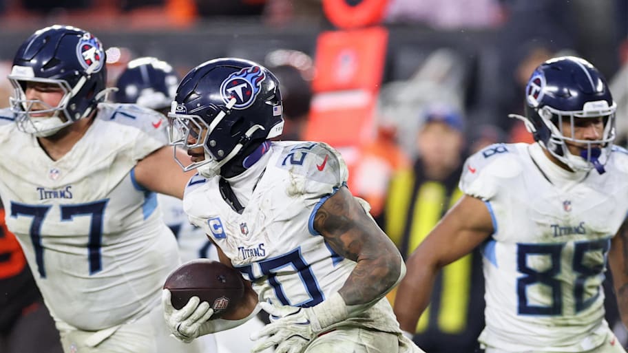 Tennessee Titans running back Tony Pollard