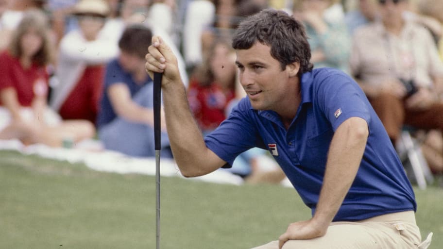 Curtis Strange during the 1981 Masters Tournament