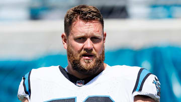 Carolina Panthers offensive lineman Brady Christensen