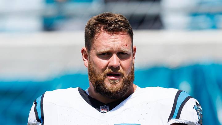 Carolina Panthers offensive lineman Brady Christensen