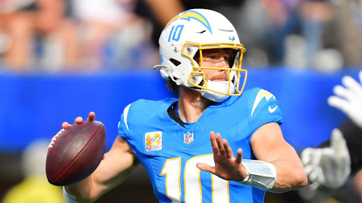 Chargers QB Justin Herbert has a plus matchup against the Miami Dolphins in Week 6.