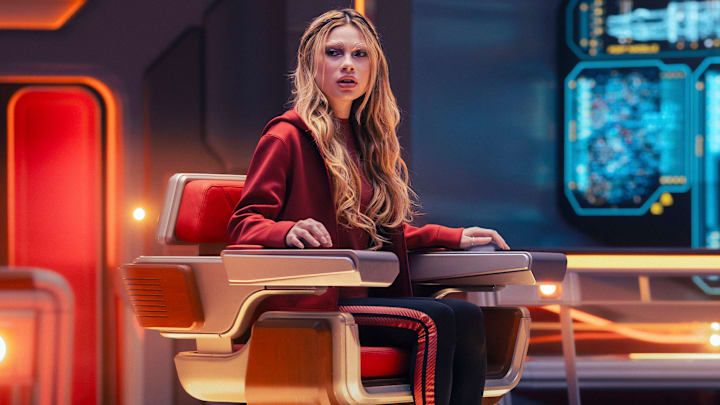 Bella Shepard as Genesis in season 1, episode 7, of Star Trek: Starfleet Academy streaming on Paramount+. Photo Credit: Brooke Palmer/Paramount+