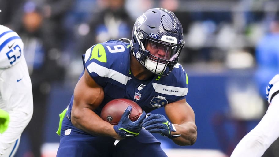 Seahawks running back Kenneth Walker III 