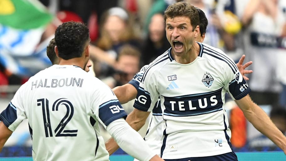 Thomas Müller played 30 minutes in his MLS debut with Vancouver Whitecaps FC. | Anne-Marie Sorvin-Imagn Images