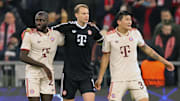 Halten den Laden hinten dicht: Dayot Upamecano, Manuel Neuer und Min-jae Kim