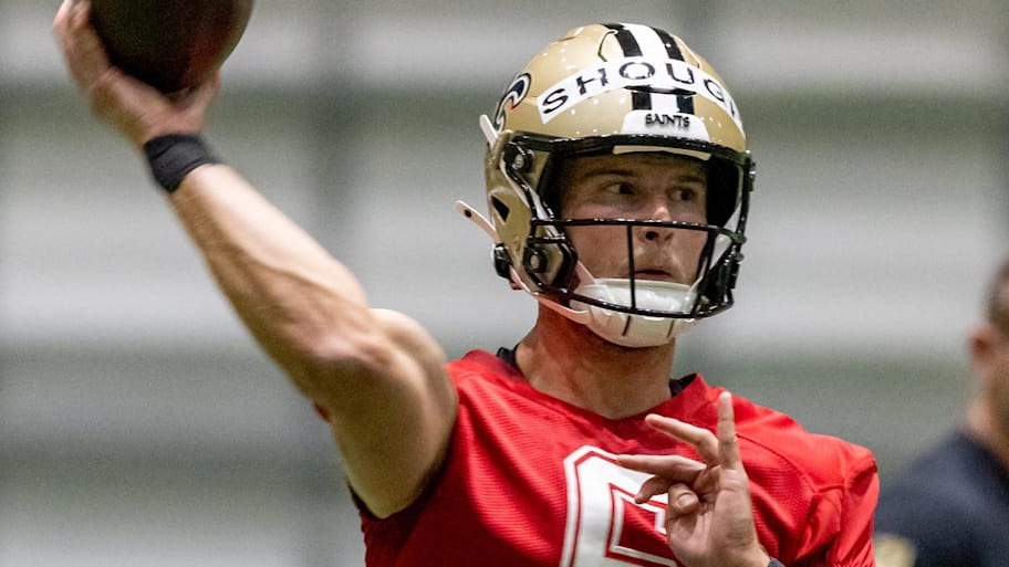 New Orleans Saints quarterback Tyler Shough