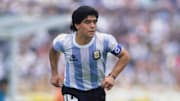 Diego Maradona Argentina v South Korea 1986 FIFA World Cu
