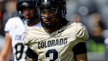 Apr 19, 2025; Boulder, CO, USA; Colorado Buffaloes quarterback Kaidon Salter (3) during the spring game at Folsom Field. Mandatory Credit: Isaiah J. Downing-Imagn Images