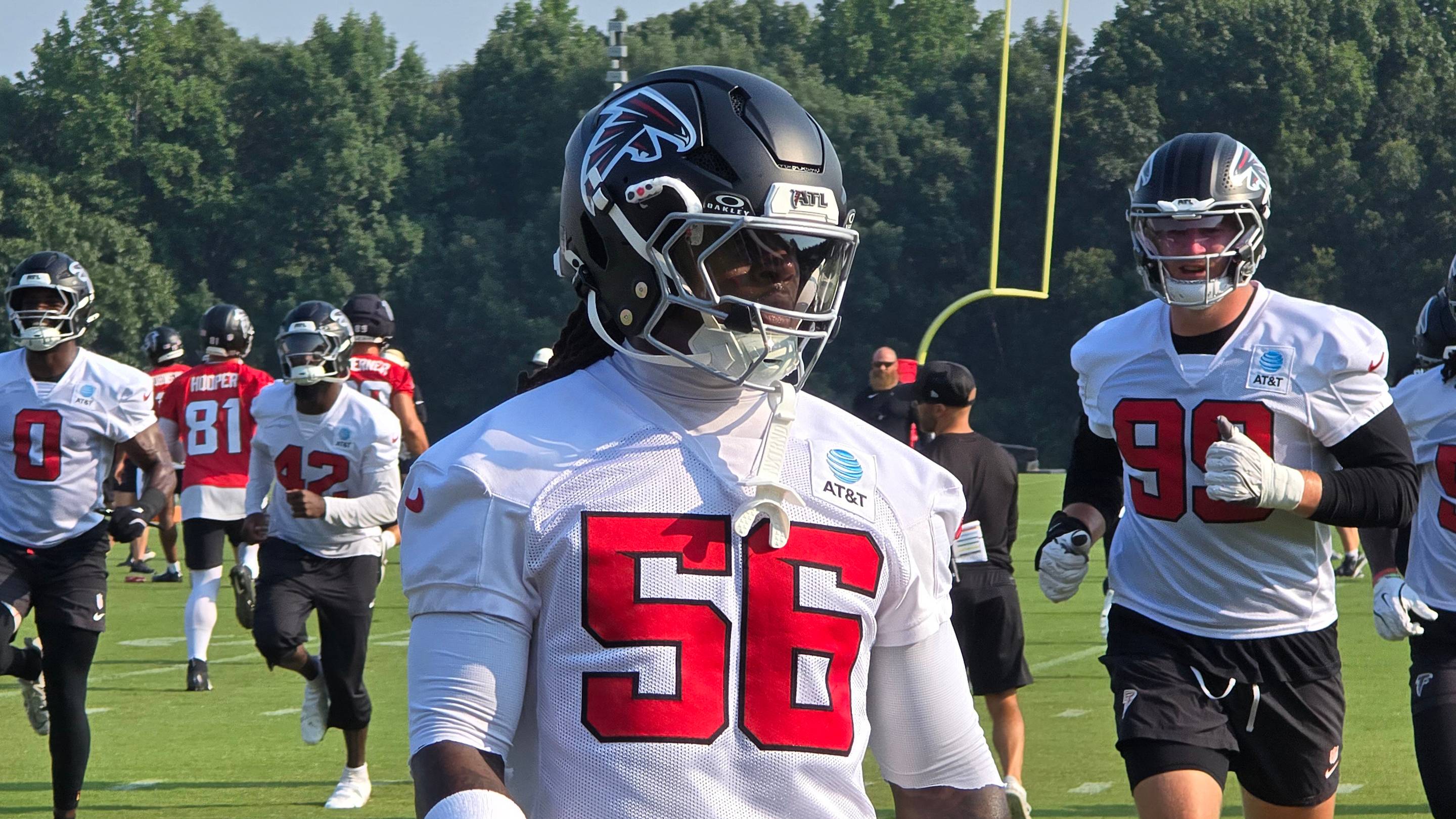 Falcons Rookie Linebacker Getting Surprise Reps with 1st Team