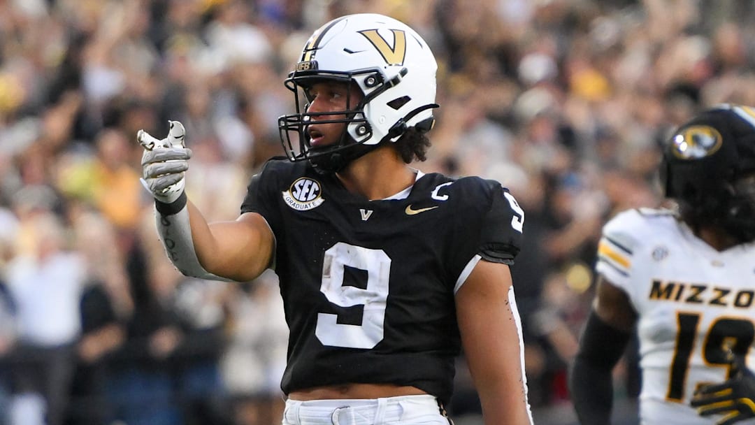 Vanderbilt Commodores tight end Eli Stowers