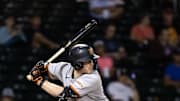 San Francisco Giants infielder Parks Harber during the Arizona Fall League Fall Stars Game at Sloan Park. 