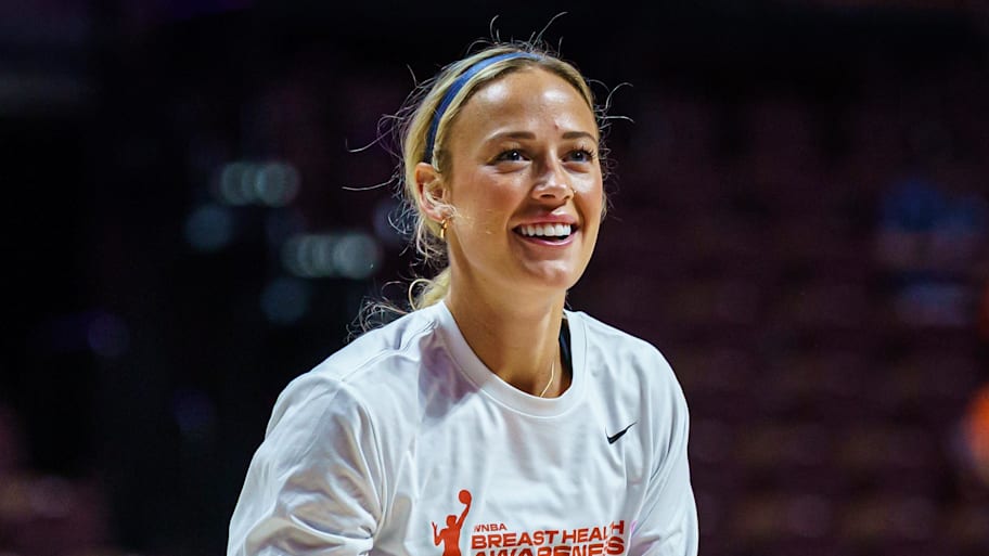 Fever guard Sophie Cunningham is out for the season with an MCL tear. | David Butler II-Imagn Images
