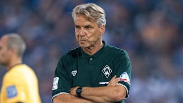 Nicht überzeugt von Werders neuem Transferziel: Cheftrainer Horst Steffen