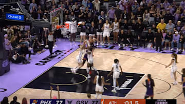 The Valkyries were not happy about the late foul call on Mercury forward Alyssa Thomas's drive to the basket in the final seconds of their Monday loss.