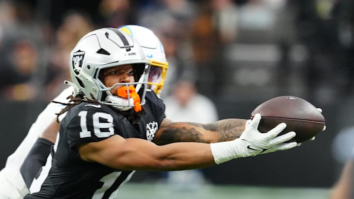 Raiders wide receiver Jakobi Meyers was traded to the Jaguars for multiple draft picks on Tuesday. Raiders wide receiver Jakobi Meyers was traded to the Jaguars for multiple draft picks on Tuesday.
