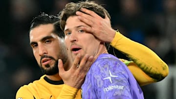 Emre Can versuchte Keeper Gregor Kobel zu trösten