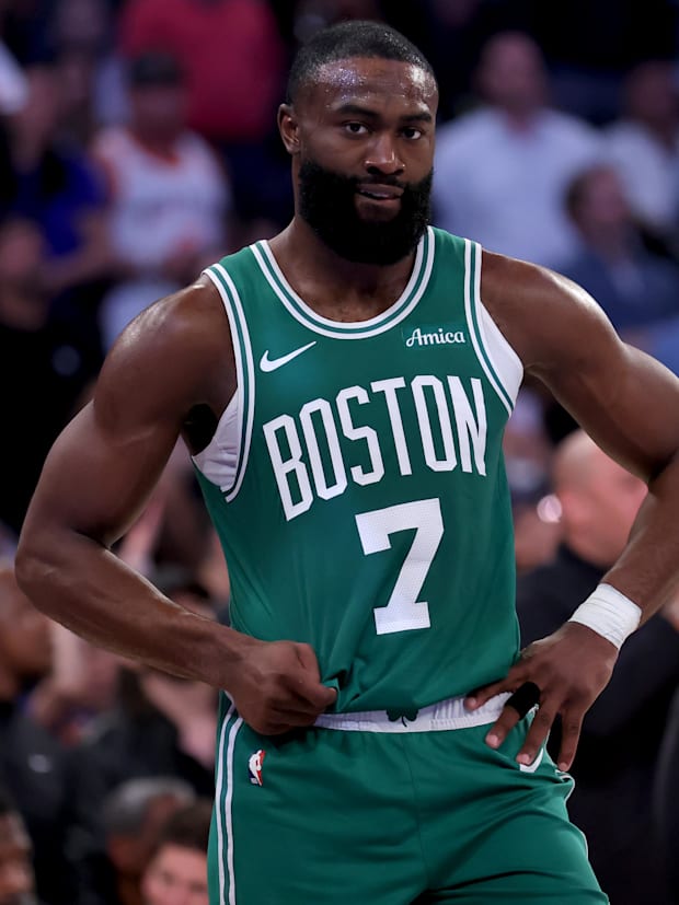 Boston Celtics guard Jaylen Brown