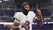 Baltimore Ravens quarterback Lamar Jackson.