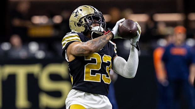 Washington Commanders cornerback Marshon Lattimore.
