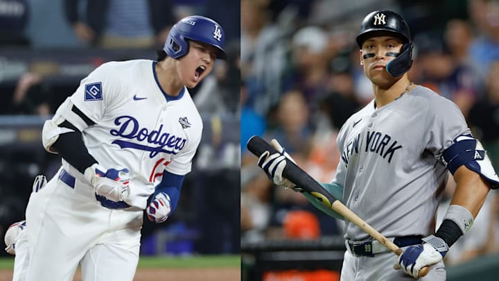 Shohei Ohtani (left) and Aaron Judge (right) were named MVPs of their respective leagues on Thursday, solidifying their status atop MLB. 