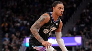 Keyonte George and the Jazz are road favorites in Brooklyn.