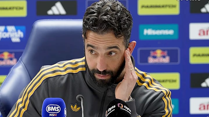 Ruben Amorim was not impressed with Sunday’s line of questioning. Ruben Amorim was not impressed with Sunday’s line of questioning.