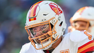 Tampa Bay Buccaneers QB Baker Mayfield suffered an AC Joint sprain in last week's loss to the Rams.