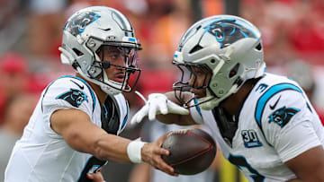 Bryce Young and Raheem Blackshear