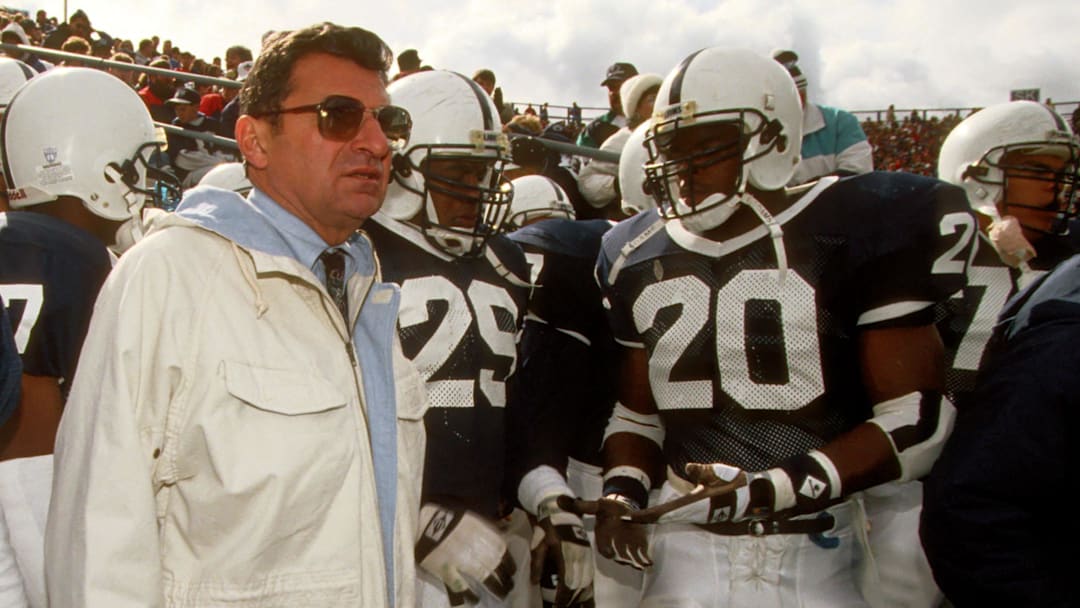 Penn State Nittany Lions head coach Joe Paterno