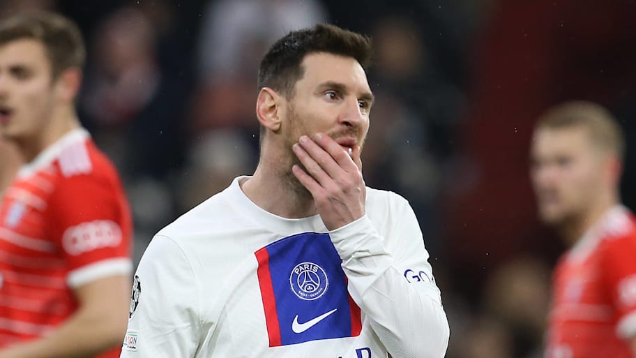 Messi in action for PSG.